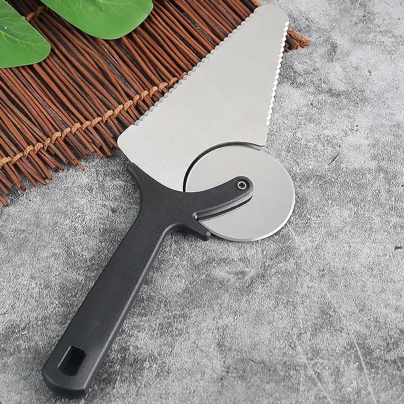 2 In 1 Cake Pizza Cutter, Multifunction Roller Pizza Spatula Cake Spatula, Pizza Cutter Wheel for Cake Pizza Pies Kitchen, Cake Bread Round Knife, Stainless Steel Cake Pie Pizza Server Slicer 2 In 1 Cake Pizza Cutter, Multifunction Roller Pizza Spatula Cake Spatula, Pizza Cutter Wheel for Cake Pizza Pies Kitchen, Cake Bread Round Knife, Stainless Steel Cake Pie Pizza Server Slicer
